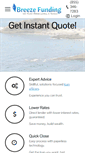 Mobile Screenshot of breezefunding.com